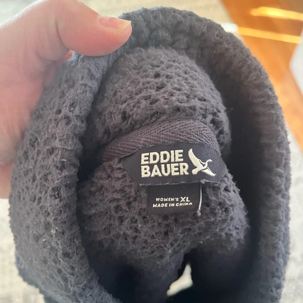 Eddie Bauer Charcoal Fleece Jacket